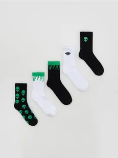 Reserved - Skarpetki 5 pack - czarny - Skarpetki dla dzieci - miniaturka - grafika 1