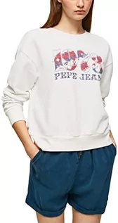 Swetry damskie - Pepe Jeans Damski sweter NYA, biały, M, biały, M - grafika 1