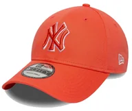 Czapki damskie - Czapka z daszkiem NEW ERA NYY Team Outline 9FORTY pomarańczowa - miniaturka - grafika 1