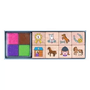 Moses Stempelki Drewniane - Konie - Wyścigi - Moses - Pieczątki - miniaturka - grafika 1