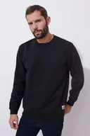 Bluzy sportowe męskie - Bluza męska Carhartt Midweight Crewneck BLK czarny - miniaturka - grafika 1