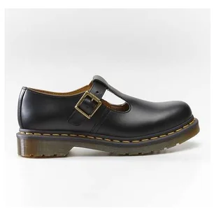 Dr. Martens Polley Black Smooth czarne - Półbuty damskie - miniaturka - grafika 1