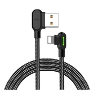Kable USB - Mcdodo kabel Button (USB - Lightning) (3 m) CA-4680 czarny - miniaturka - grafika 1