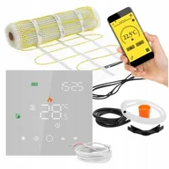 Ogrzewanie podłogowe - Mata grzewcza pod płytki MISSION AIR PTC MA-160W/m² 3m² (6mb x 50cm) + regulator Leo Biały WiFi - miniaturka - grafika 1