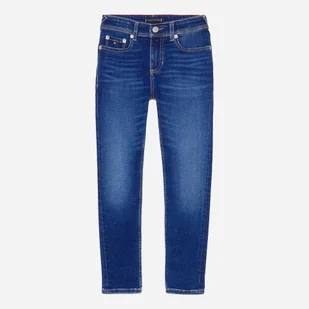 Jeansy regular fit młodzieżowe chłopięce Tommy Hilfiger KB0KB08465-1A8 140 cm Niebieskie (8720644796504) - Spodnie i spodenki dla chłopców - miniaturka - grafika 1