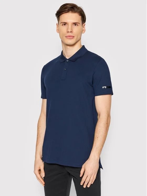 polo uomo jack and jones premium 12204842 commute perfect navy