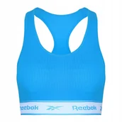 Koszulki i topy damskie - REEBOK Crop Top Damski F9612 ANGIE NIEBIESKI L - miniaturka - grafika 1