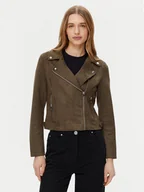Kurtki damskie - Vero Moda Kurtka z imitacji skóry Jose 10300938 Brązowy Regular Fit - miniaturka - grafika 1