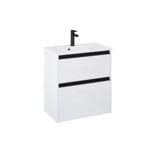 ROCA A852067806 Zestaw meblowy unik GAP PRO compact slim 60 cm Biały połysk - Szafki łazienkowe - miniaturka - grafika 1