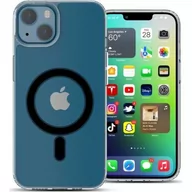Etui i futerały do telefonów - ER Case Etui z MagSafe Ice Snap iPhone 13, przezroczyste z czarnym pierścieniem - miniaturka - grafika 1
