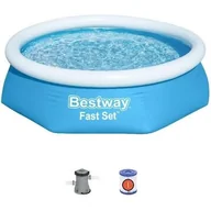 Baseny ogrodowe - Bestway basen 244 × 61 cm Fast set 57450 - miniaturka - grafika 1