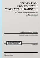 E-booki - prawo - Wzory pism procesowych w sprawach karnych dla obrońców i pełnomocników z objaśnieniami - miniaturka - grafika 1