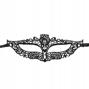 Maska Koronkowa Na Oczy Panieński Karnawałowa Czarna Haftowana Bal Koronka - Dodatki do strojów karnawałowych Maska Koronkowa Na Oczy Panieński Karnawałowa Czarna Haftowana Bal Koronka - Dodatki do strojów karnawałowych - miniaturka - grafika 1