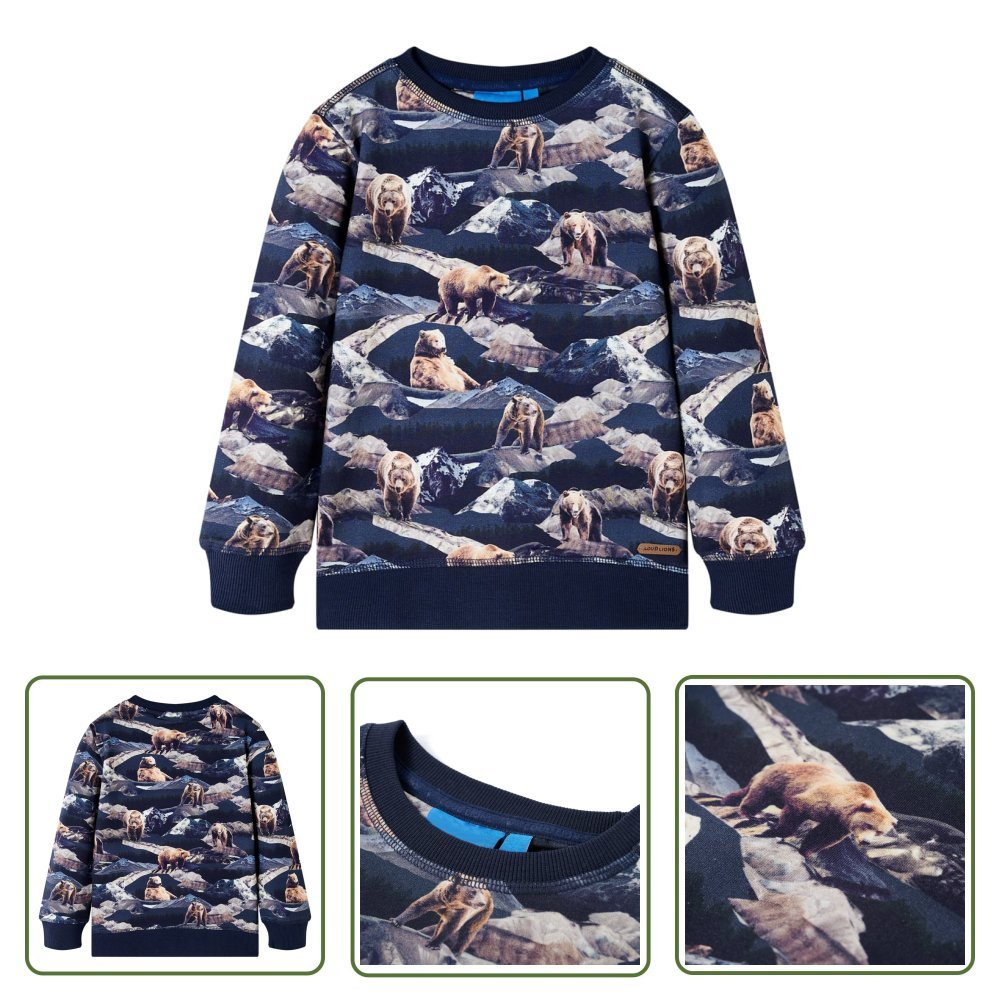Bluza dziecięca - granatowa - 140 - Bluza Dla Dziecka