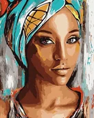 Malowanie po numerach - Artnapi 40x50cm Malowanie Po Numerach - Spojrzenie Brązowych Oczu - Bez Ramy - miniaturka - grafika 1