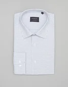 Koszule męskie - koszula matera 00455 długi rękaw błękit classic fit - miniaturka - grafika 1