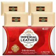 Mydła - Imperial Leather mydło w kostce naturalne perfumowane kremowe pieniące się ORYGINALNE 4*90g - miniaturka - grafika 1