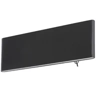 Lampy sufitowe - Globo Lighting LAMPA ścienna SIEGFRIED 41751-8B metalowa OPRAWA kinkiet LED 8W 3000K prostokątny czarny 41751-8B - miniaturka - grafika 1