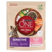 Sucha karma dla kotów - PURINA One Mini DeliCate z łososiem i ryżem 800g - miniaturka - grafika 1