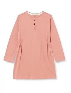 Sukienki - Noppies Baby Girls Dress Norlina Long Sleeve Sukienka do gry dla dzieci, Rose Dawn - N026, 62 - grafika 1