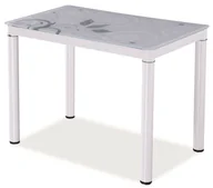 Stoły - Signal Stół DAMAR BIAŁY 100X60 DAMARB - miniaturka - grafika 1