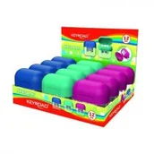 Temperówki - Keyroad Temperówka plastikowa podwójna pojemnik 12 szt. - miniaturka - grafika 1