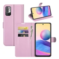 Etui i futerały do telefonów - Pokrowiec König Design kompatybilny z etui na telefon komórkowy Xiaomi Redmi Note 10 5G ze skóry syntetycznej - Etui na telefon komórkowy różowe - miniaturka - grafika 1