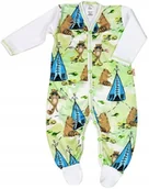 Pajacyki dla niemowląt - PAJAC pajacyk Rozpinany ZDOBIONY Wigwamy r 56 KLEKLE - miniaturka - grafika 1