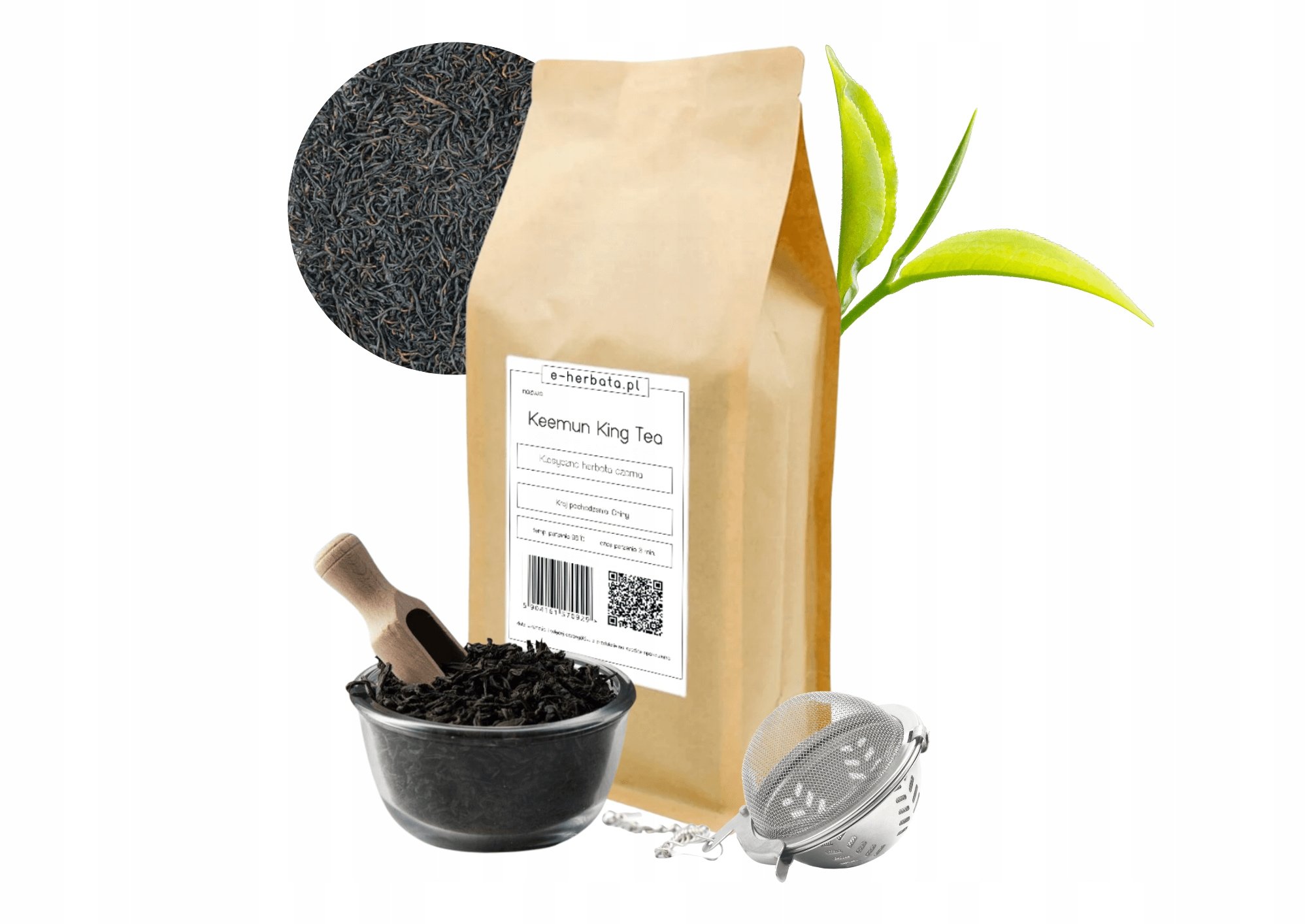 Wyjątkowa czarna herbata liściasta Keemun King Tea
