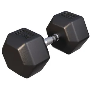 Gorilla Sports Sześciokątna Hantla Stała Profesjonalna 35kg - Hantle i ciężarki - miniaturka - grafika 1