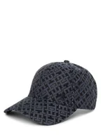 Czapki męskie - Tommy Hilfiger Czapka męska Mężczyźni niebieski wzorzysty, ONE SIZE - miniaturka - grafika 1