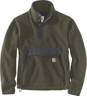 Bluzy męskie - Carhartt Polar Carhartt Fleece Pullover Basil Heather - miniaturka - grafika 1