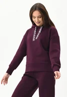 Bluzy damskie - Bluza z kapturem B-ROSI - miniaturka - grafika 1