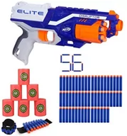 Zabawki militarne - Zestaw Nerf N-Strike Elite Disruptor  MEGA PACK + 50 strzałek + cele + opaska - miniaturka - grafika 1