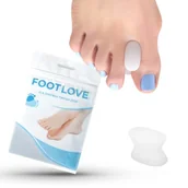 Akcesoria do rehabilitacji - Międzypalcowe kliny silikonowe na haluksy do chodzenia N02 (2 szt.) - miniaturka - grafika 1