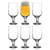 Szklanki - ORION CZ SZKLANKA DO PIWA NA STOPCE (6 SZT) 385ML BELEK 122752 - miniaturka - grafika 1