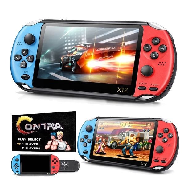Konsola Przenośna Do Gier X12 Retro Dużo Gier 5.1 Gry Menu Dla Dzieci
