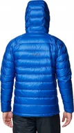 Kurtki męskie - Columbia Arctic Crest Down Hooded Jacket 2088774433 Niebieskie M - miniaturka - grafika 1