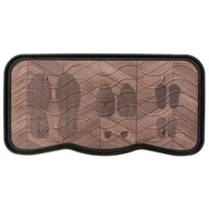 Wycieraczki - Ociekacz na buty Eco Wood 38 x 75 cm brązowy z recyklingu - miniaturka - grafika 1