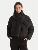 Kurtki damskie - Calvin Klein Kurtka puchowa LV044D518G Czarny Regular Fit - miniaturka - grafika 1