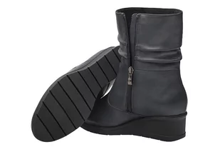 Botki AXEL Comfort 4418 Marine Gold na Haluksy ocieplane Kosela Medic 9418 - Botki damskie - miniaturka - grafika 3