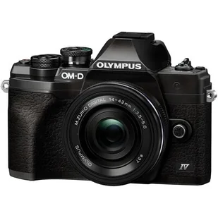 OLYMPUS E-M10 Mark IV Czarny + Obiektyw EZ 14-150 II mm - Aparaty Cyfrowe - miniaturka - grafika 1