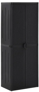 Czarna szafa gospodarcza do piwnicy i garażu L8-A63 - Szafy Czarna szafa gospodarcza do piwnicy i garażu L8-A63 - Szafy - miniaturka - grafika 1