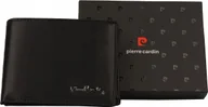 Portfele - Pierre Cardin Oryginalny Czarny Portfel Męski Skórzany Duży RFID Secure - miniaturka - grafika 1