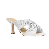Czółenka - scarpe con tacco donna michael kors - alessia mule sandal - bianco - miniaturka - grafika 1