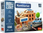Zabawki konstrukcyjne - Trefl Brick Trick Buduj z cegły Komisariat 61349 - miniaturka - grafika 1