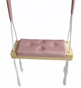 Huśtawka siedzisko na piance RÓŻOWA - Huśtawki - miniaturka - grafika 1