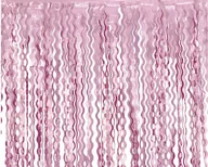 Sylwester - Kurtyna Spirale metaliczna różowa - 100 x 200 cm - miniaturka - grafika 1