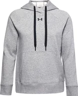 Bluzy damskie - Under Armour Bluza damska Under Armour Rival Fleece Hb Hoodie szara 1356317 035 : Rozmiar - L - miniaturka - grafika 1