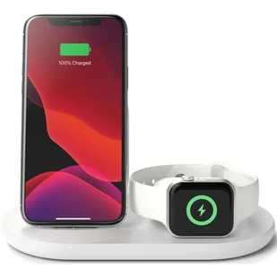 Belkin Ładowarka 3in1 Wireless Charging pad biała - Ładowarki do telefonów - miniaturka - grafika 1